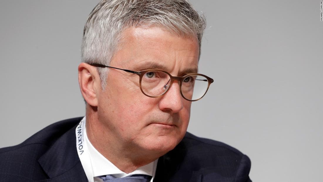 Volkswagen dumps jailed Audi CEO amid emissions probe