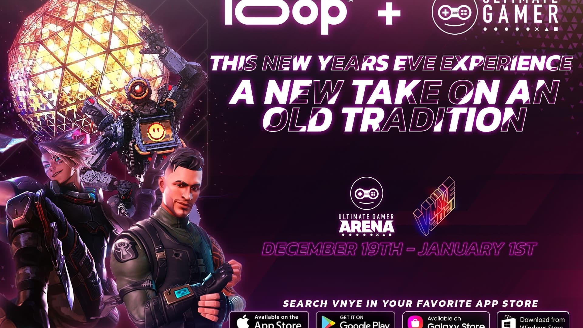 Loop Media, Inc. Partners With Ultimate Gamer For Times Square Virtual New Years Eve Celebration