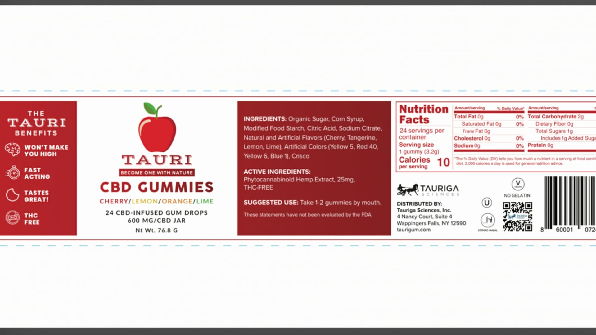 Tauriga Sciences, Inc. Confirms the Commercial Launch of its New Kosher Certified by Orthodox Union