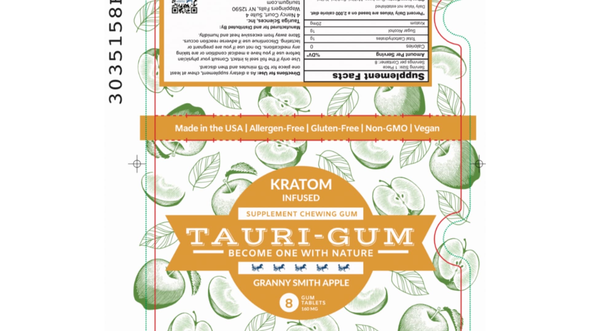 Tauriga Sciences, Inc. to Proceed with the Production of its Proprietary Kratom Infused Chewing Gum