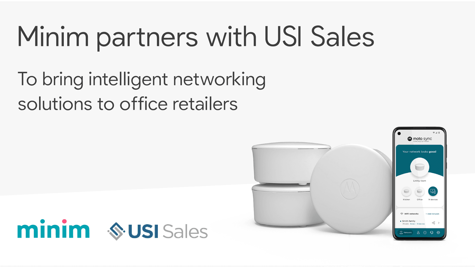 Minim Partners with USI Sales to Bring Intelligent Networking Solutions to Office Retailers