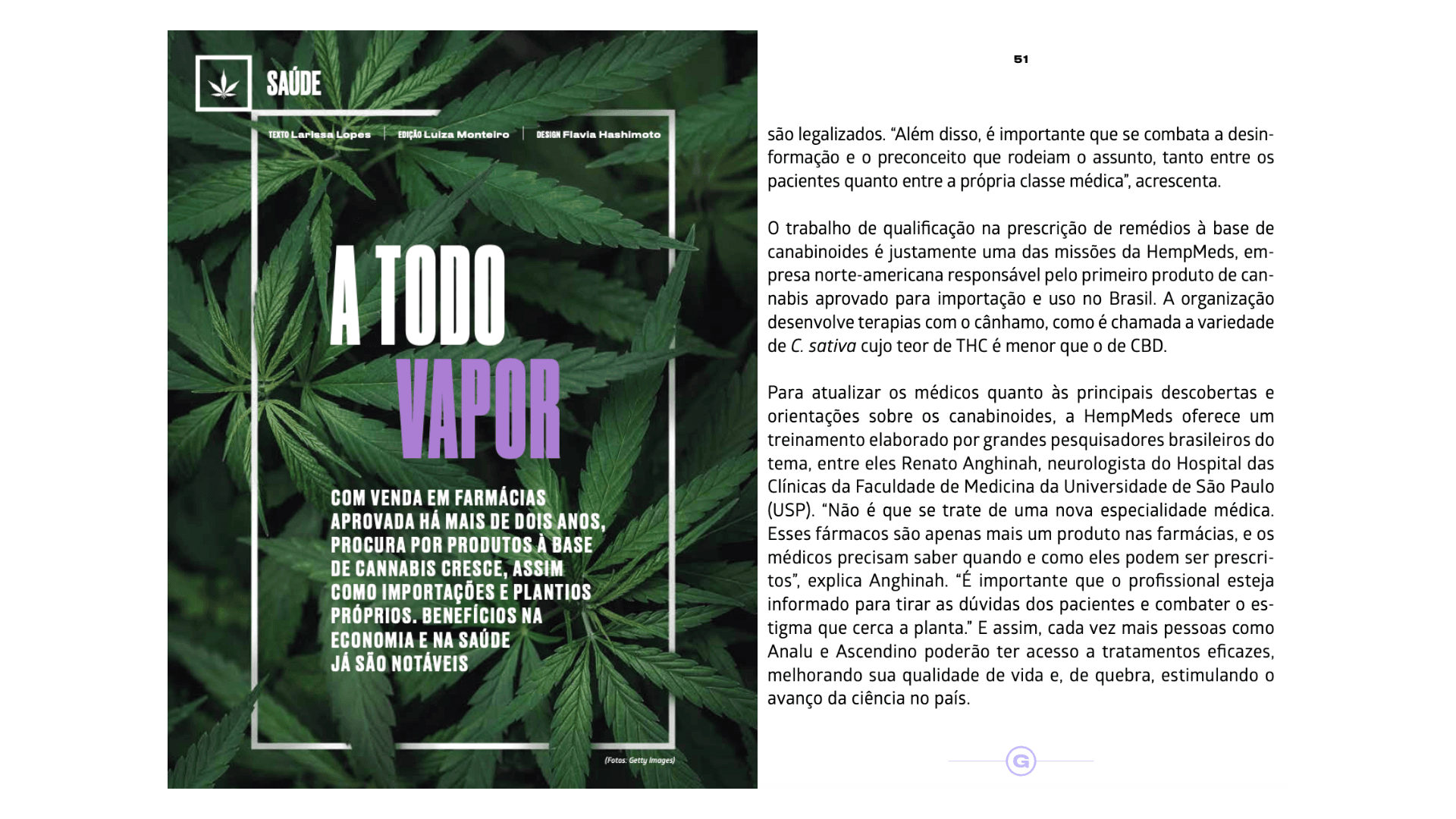 Medical Marijuana, Inc. Subsidiary HempMeds Brasil Launches Health Secures Features in Top Brazil Lifestyle Publications