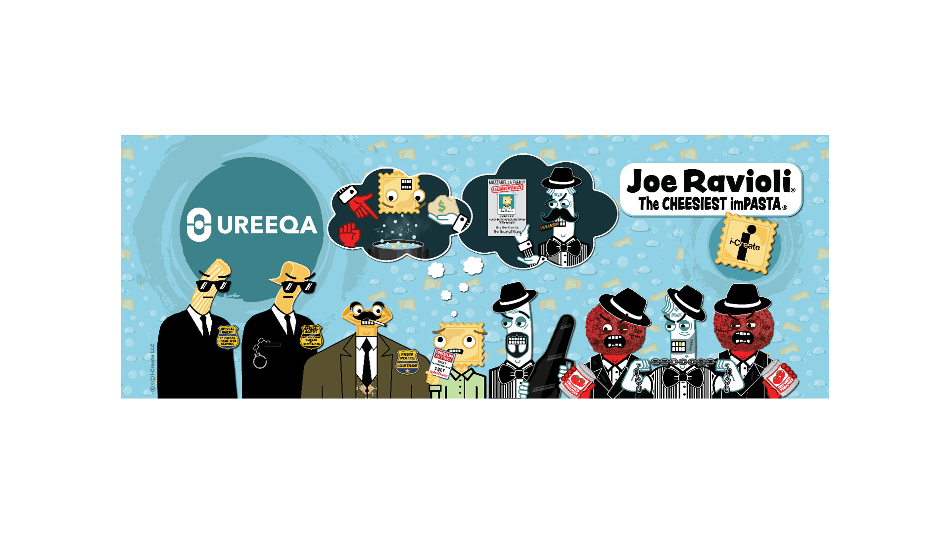 UREEQA Partners With i-Create to Validate Their New NFT Collection Joe Ravioli
