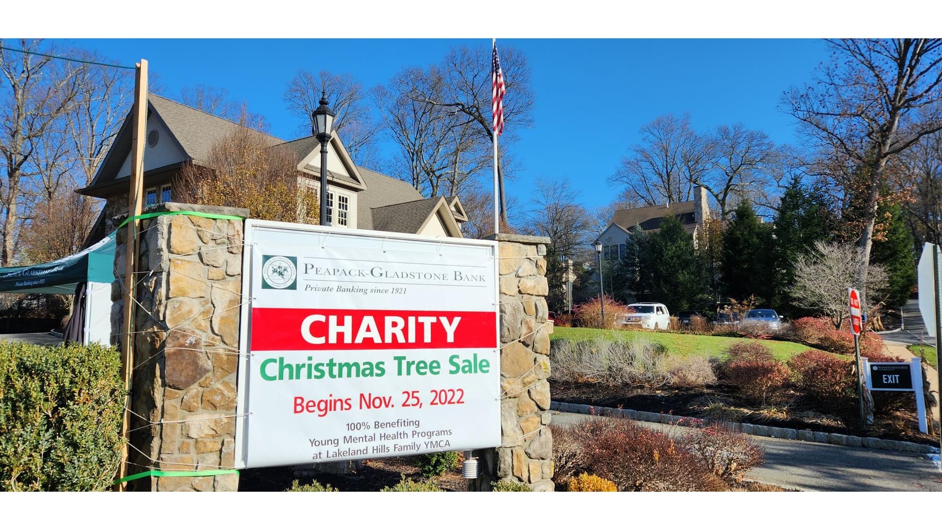 Peapack-Gladstone Banks Boonton Christmas Tree Sale Supports Lakeland Hills Family YMCA