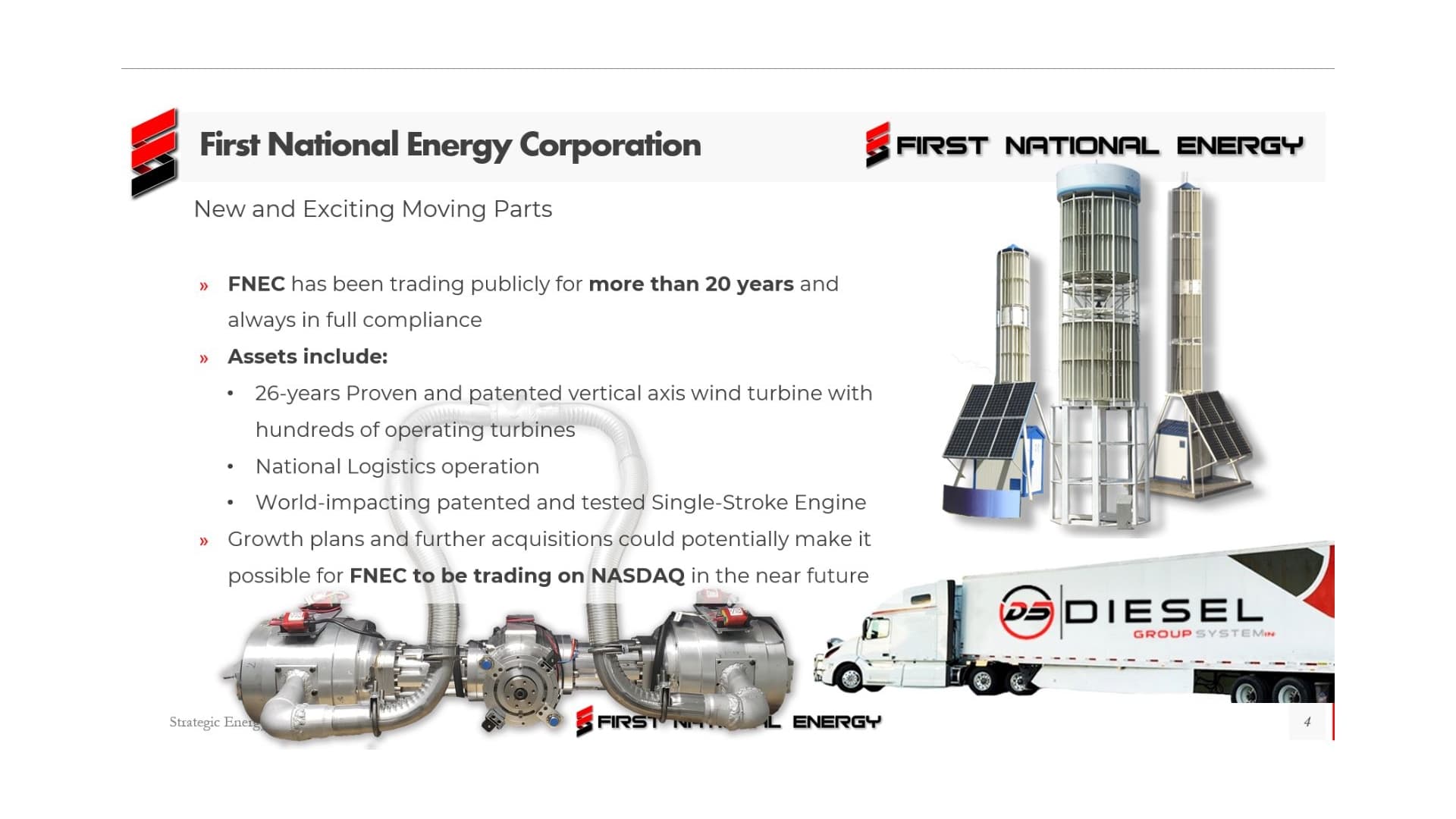 First National Energy Makes Major Breakthrough With Acquisition of World Patent for Revolutionary Internal Combustion Engine