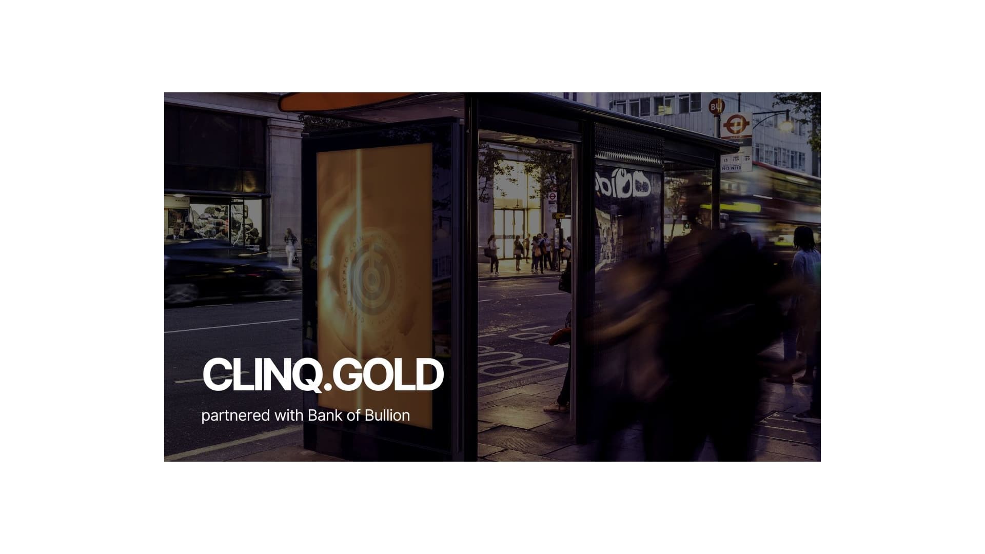 Clinq.gold Partnered With Bank of Bullion
