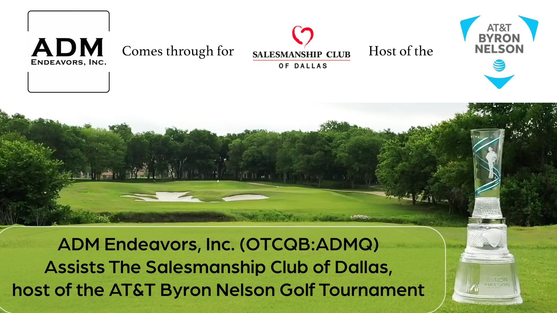 ADM Endeavors, Inc. (OTCQB: ADMQ) Assists the Salesmanship Club of ...