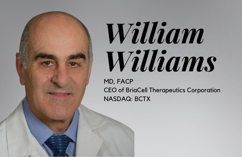 Interview: BriaCell CEO William Williams, MD. cover