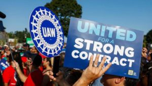 The UAW Strike Against the Big Three Automakers cover