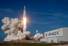 rocket ship launching during daytime