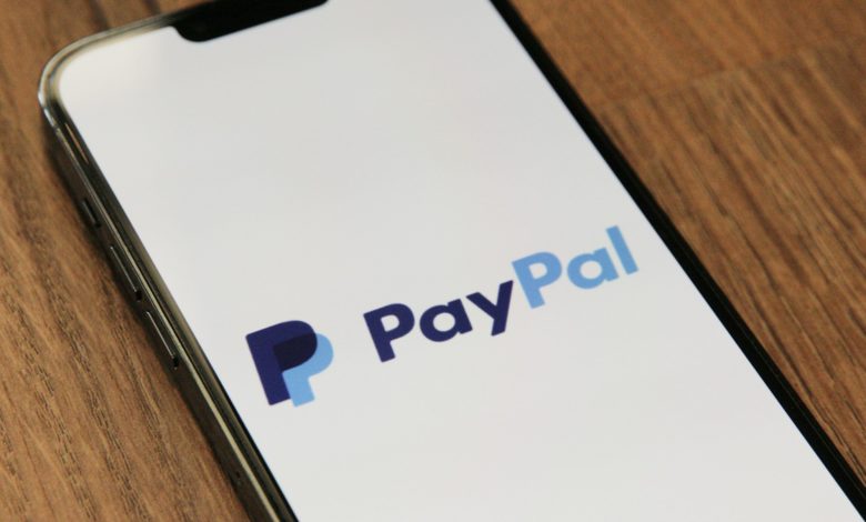 a phone with a pay pay logo on it