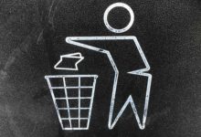 litter signage
