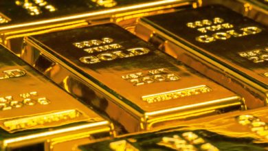 stacked gold bullion bars